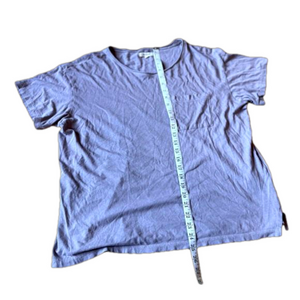 Women’s Madewell All Day Tee Lilac Purple Round Neck T Shirt Size L